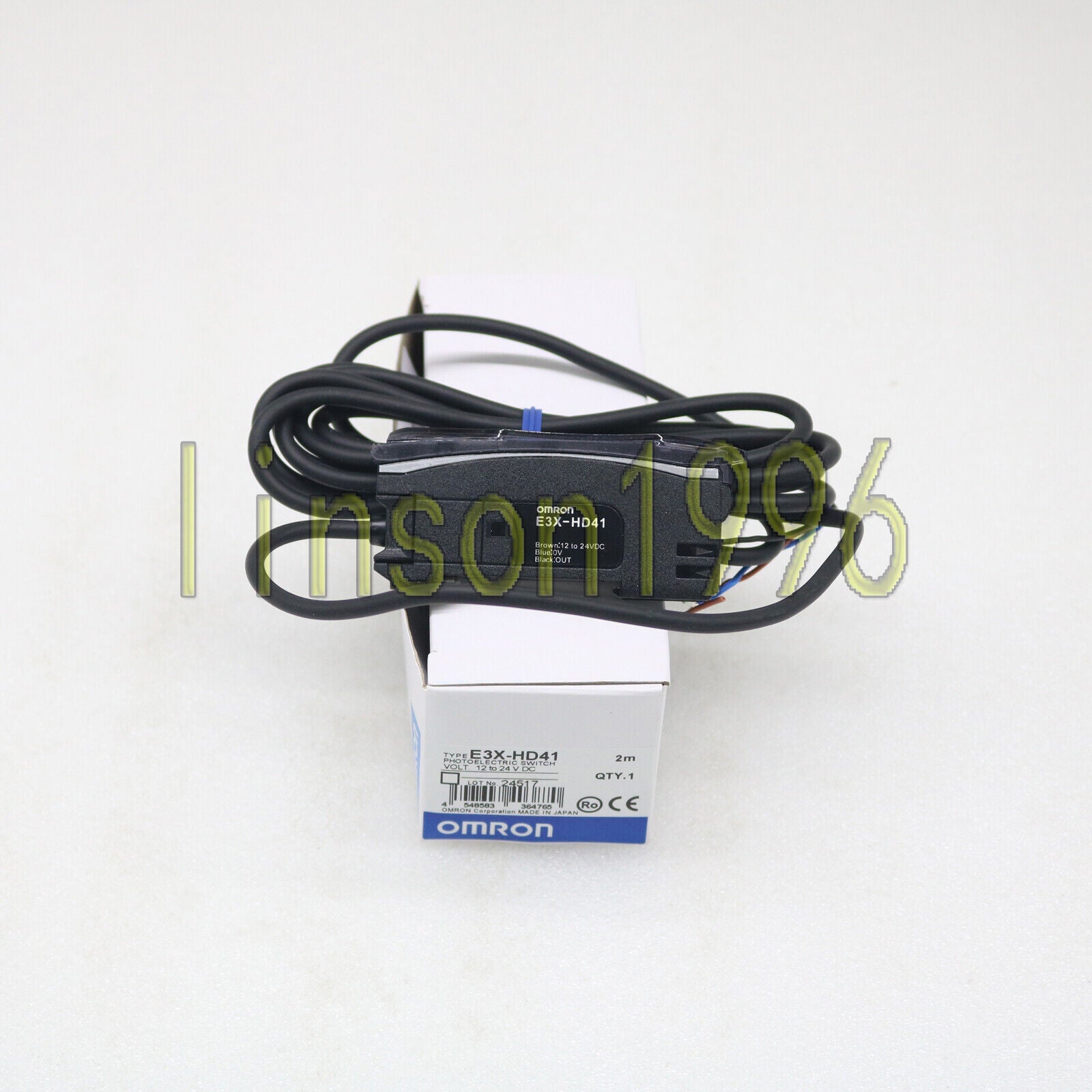 Omron E3X-HD41 Photoelectric Switch 2m Set - OMRON