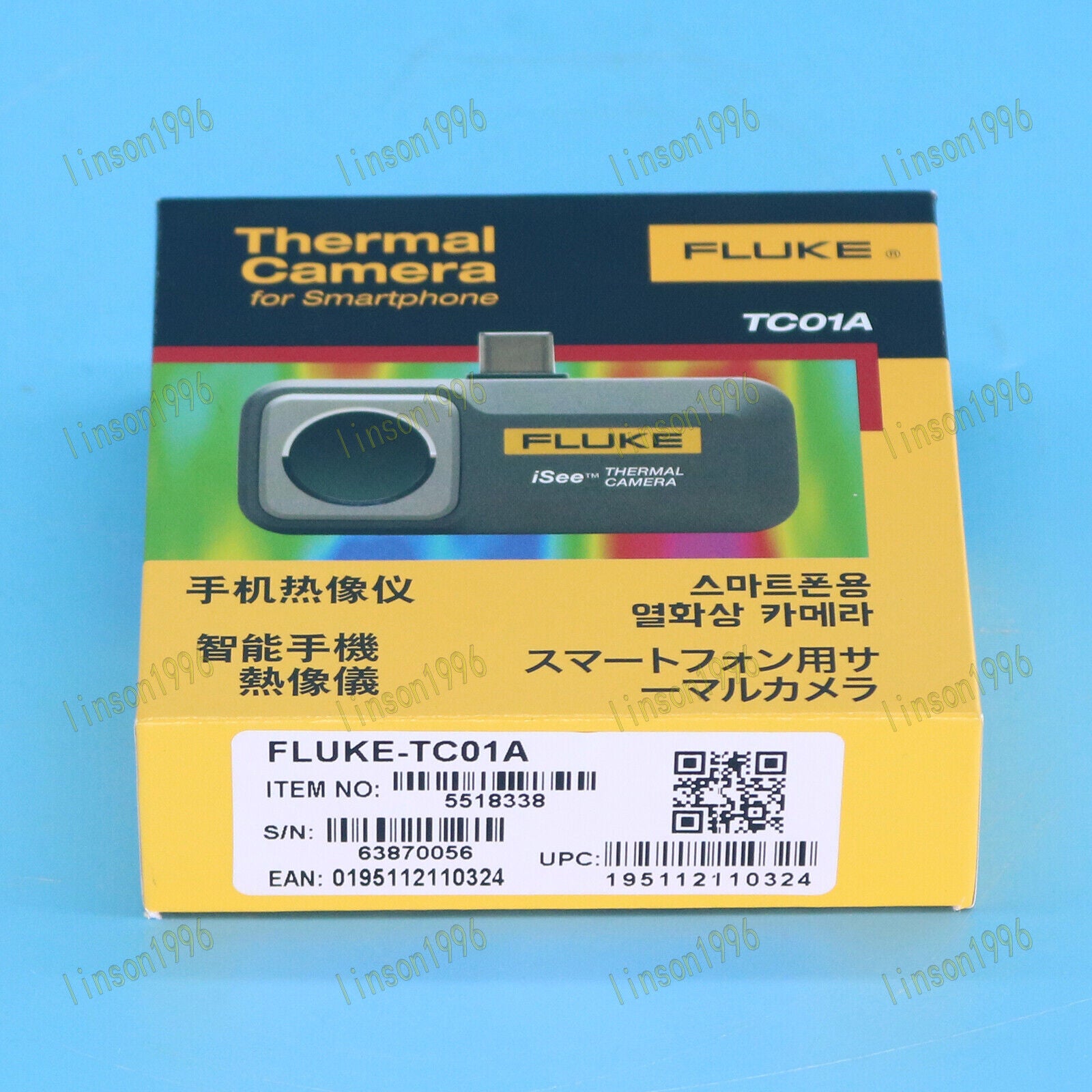 new 1PC Fluke TC01A Mobile Phone Infrared Thermal Imager PCB Circuit Thermal Camera Fluke