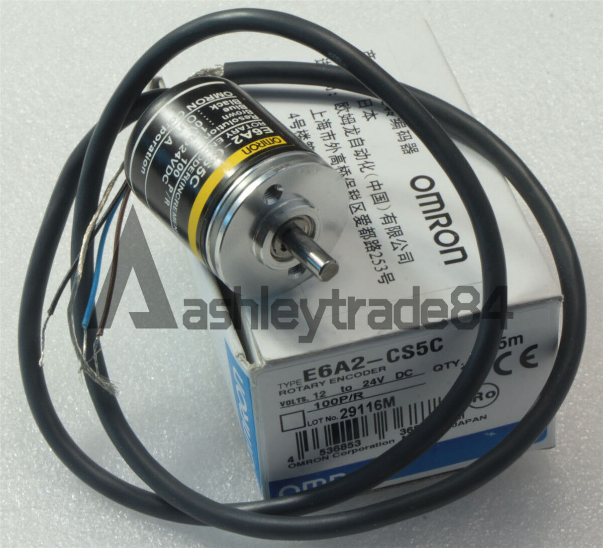 new 1PC OMRON Rotary Encoder E6A2-CS5C 100P/R E6A2CS5C