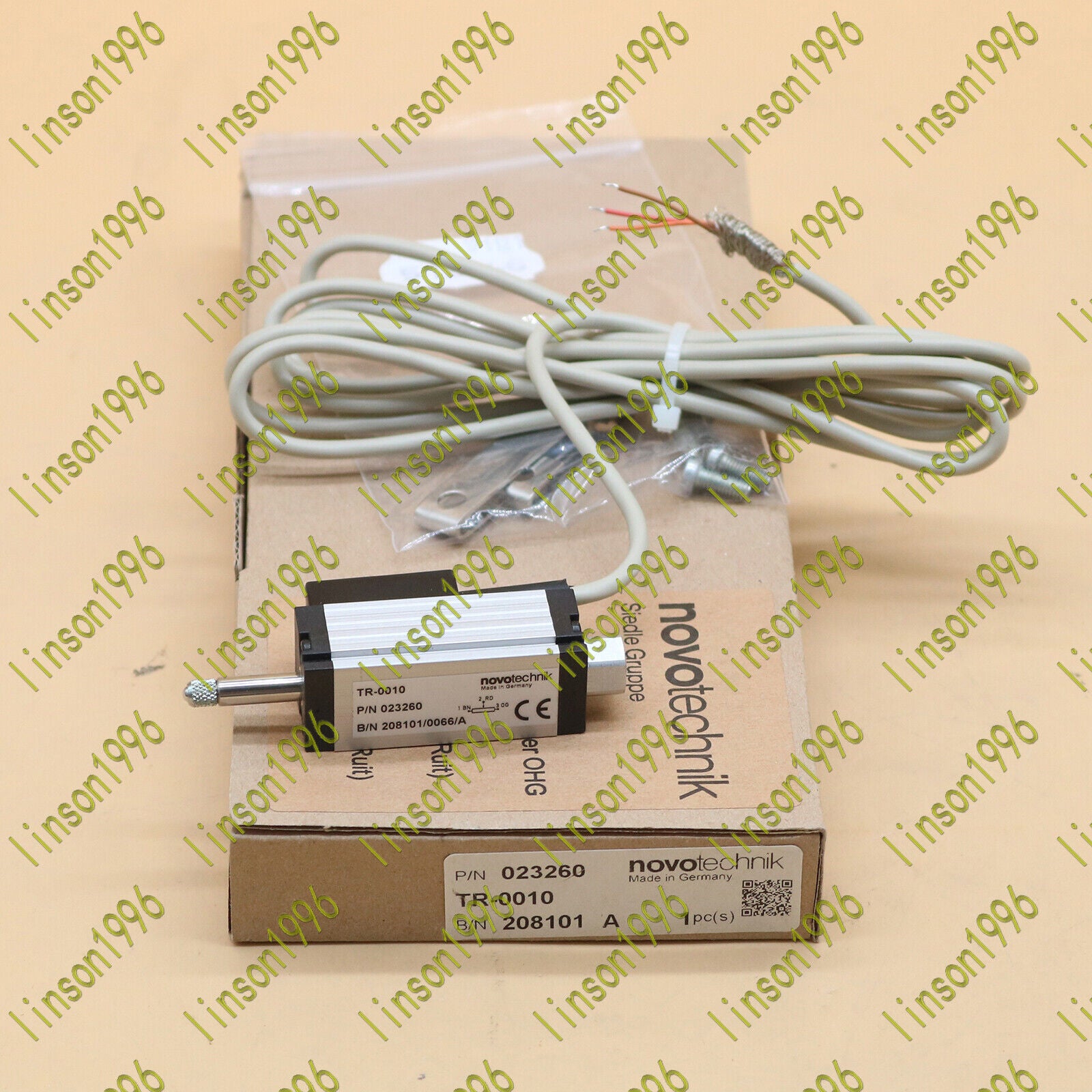 new 1PC  In Box Novotechnik TR10 TR-0010 TR0010 Linear Transducer SPOT STOCK Novotechnik