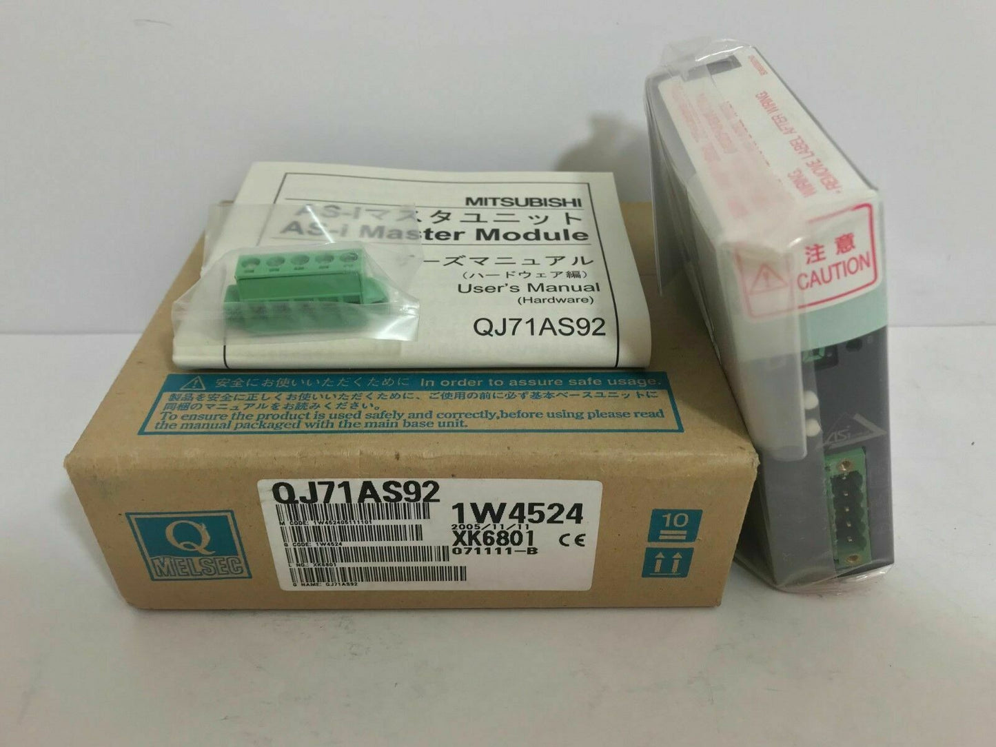Mitsubishi QJ71AS92 Master Module – 1PC in Box, One Year - MITSUBISHI