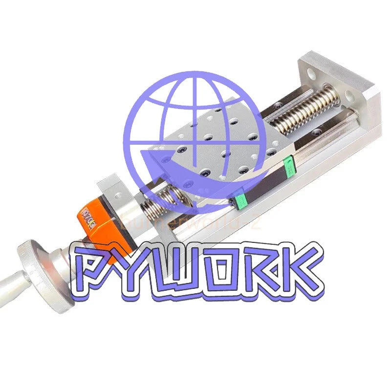 1PCS stroke 300mm Manual Linear Sliding Table Module T-shaped Screw Self-locking
