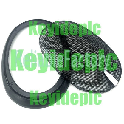 2pcs Speaker Grill Cover Car Audio Decorative Circle Metal Mesh Grille #ke