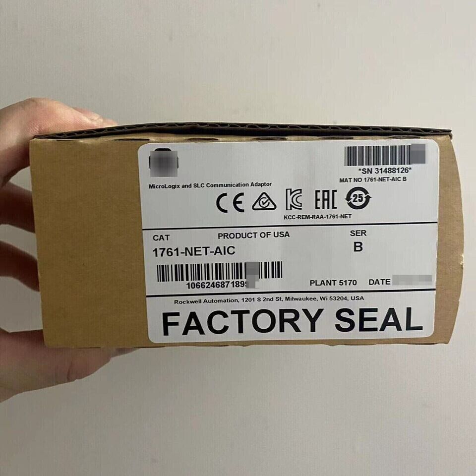 New Factory Sealed AB 1761-NET-AIC B MicroLogix SLC Communication Adaptor - MICROLOGIX