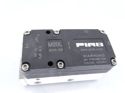 PIAB VACUUM PUMP M20A5-B2N PRODUCT SPECIFICATION - PIAB