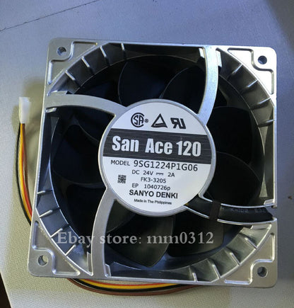 1pcs SANYO 9SG1224P1G06 1238 24V 2.0A fan