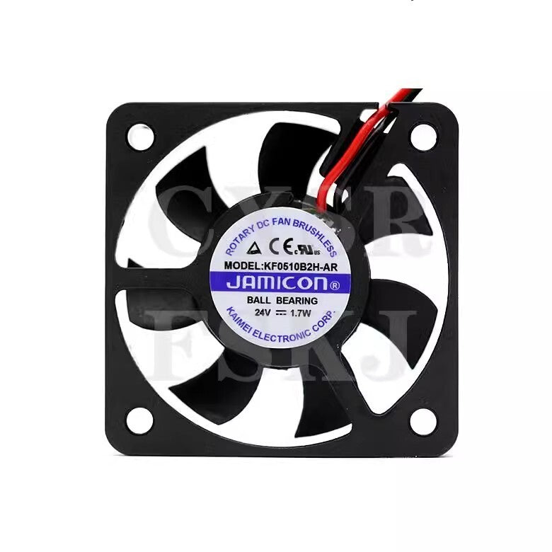 JAMICON KF0510B2H-AR 24V 1.7W 50*50*10MM 2-Wire Inverter Fan