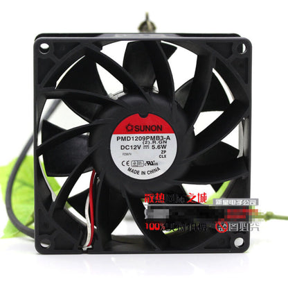 1pcs SUNON PMD1209PMB3-A 9cm 9238 12V 5.6W 3-wire double ball fan