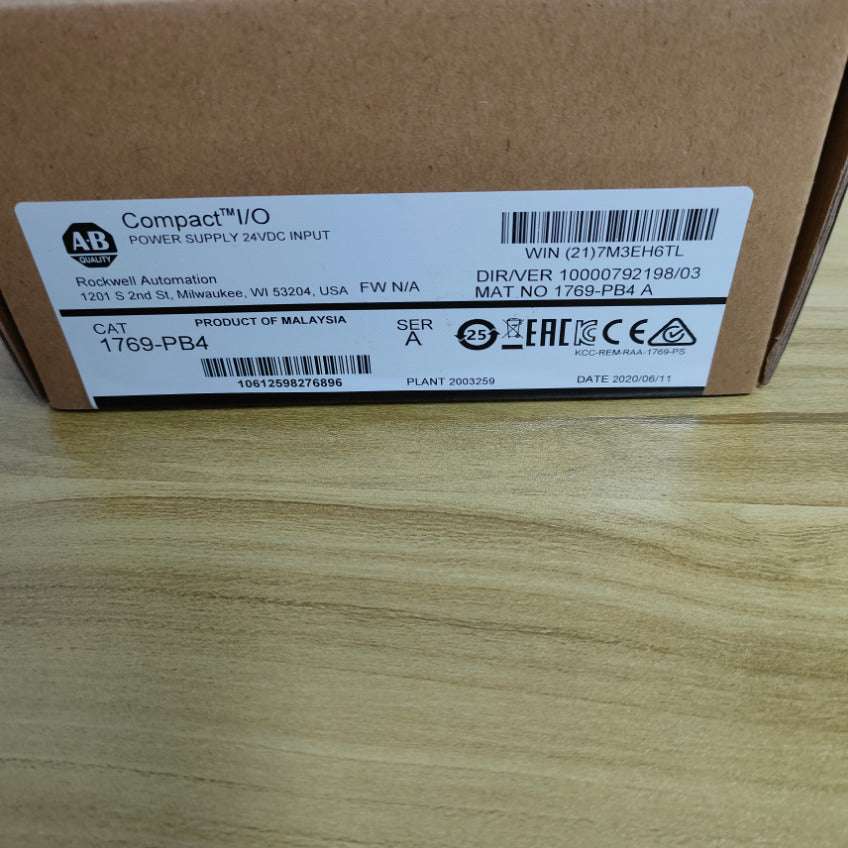 New Factory Sealed AB 1769-PB4 SER A CompactLogix Power Supply Module - COMPACTLOGIX