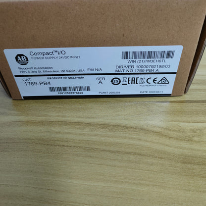New Factory Sealed AB 1769-PB4 SER A CompactLogix Power Supply Module - COMPACTLOGIX