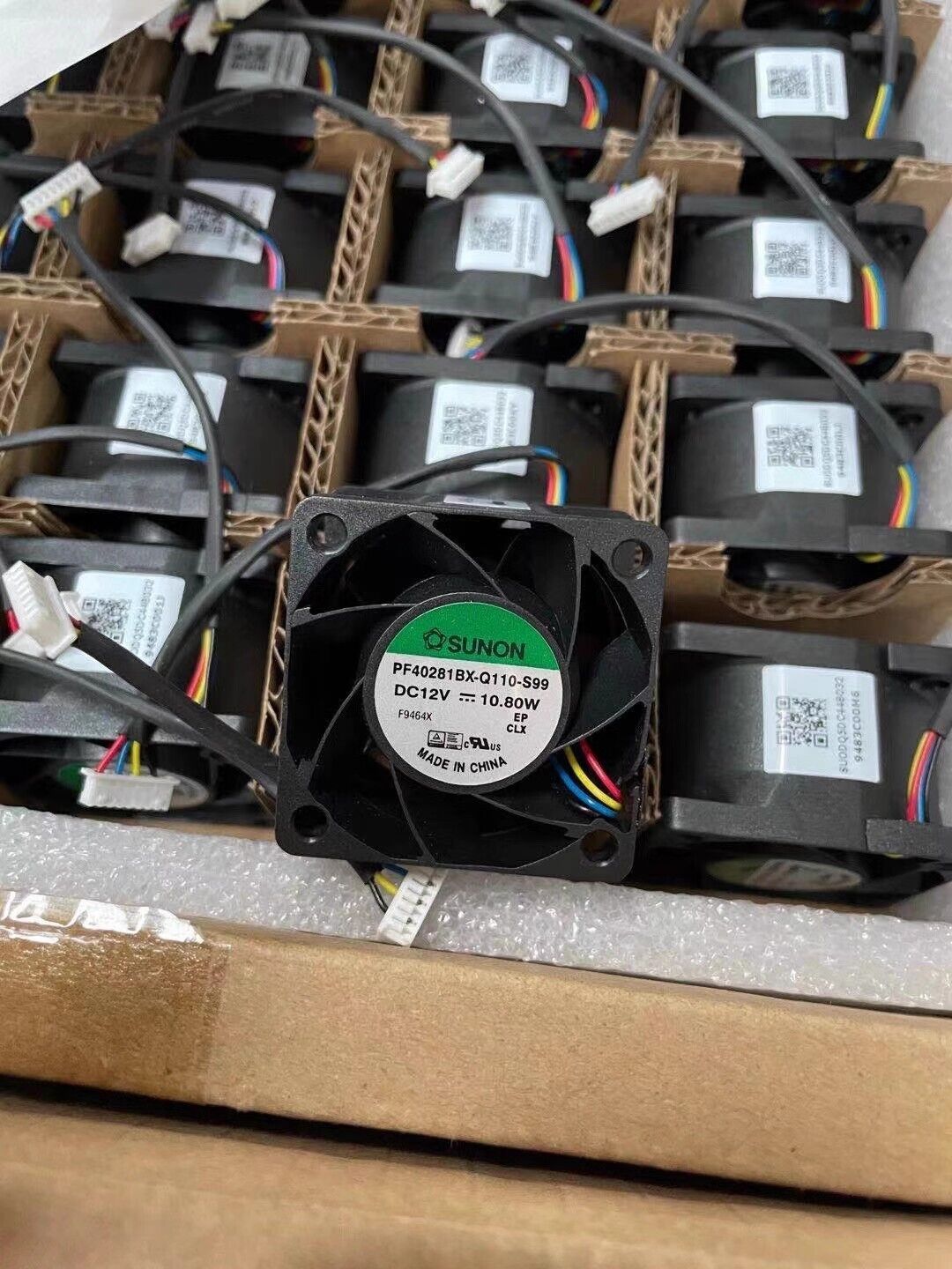 new SUNON PF40281BX-Q110-S99 12V 10.8W 4CM 4-Pin Temperature Control Cooling Fan