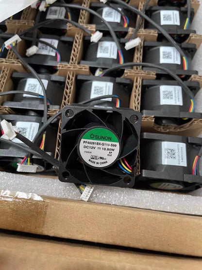 new SUNON PF40281BX-Q110-S99 12V 10.8W 4CM 4-Pin Temperature Control Cooling Fan