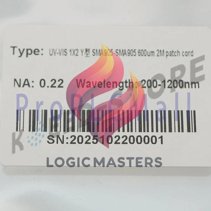 1PC SMA905 1X2 600um Y UV-VIS type 1M fiber bundle bifurcated fiber jumper
