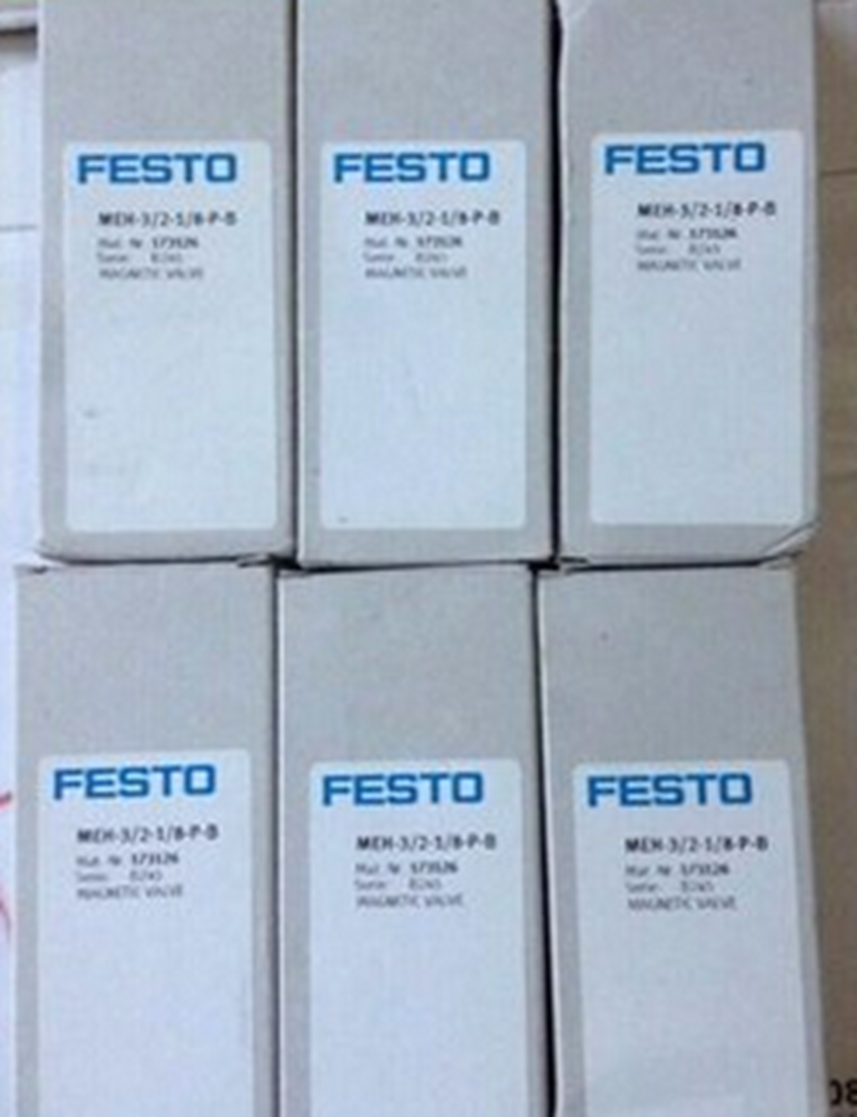 New Festo MEH-3/2-1/8-P-B 173126 Solenoid Valve - FESTO