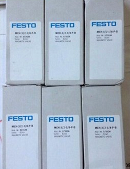 New Festo MEH-3/2-1/8-P-B 173126 Solenoid Valve - FESTO