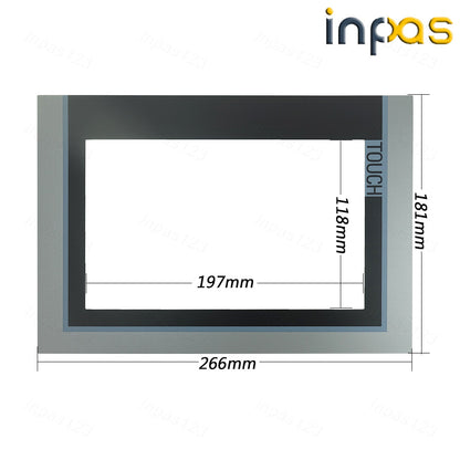 new For 6AV2124-0JC01-0AX0 6AV2 124-0JC01-0AX0 Touch screen + Protective film TP900