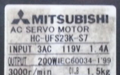 MITSUBISHI AC SERVO MOTOR HC-UFS23K-S7 EXPEDITE