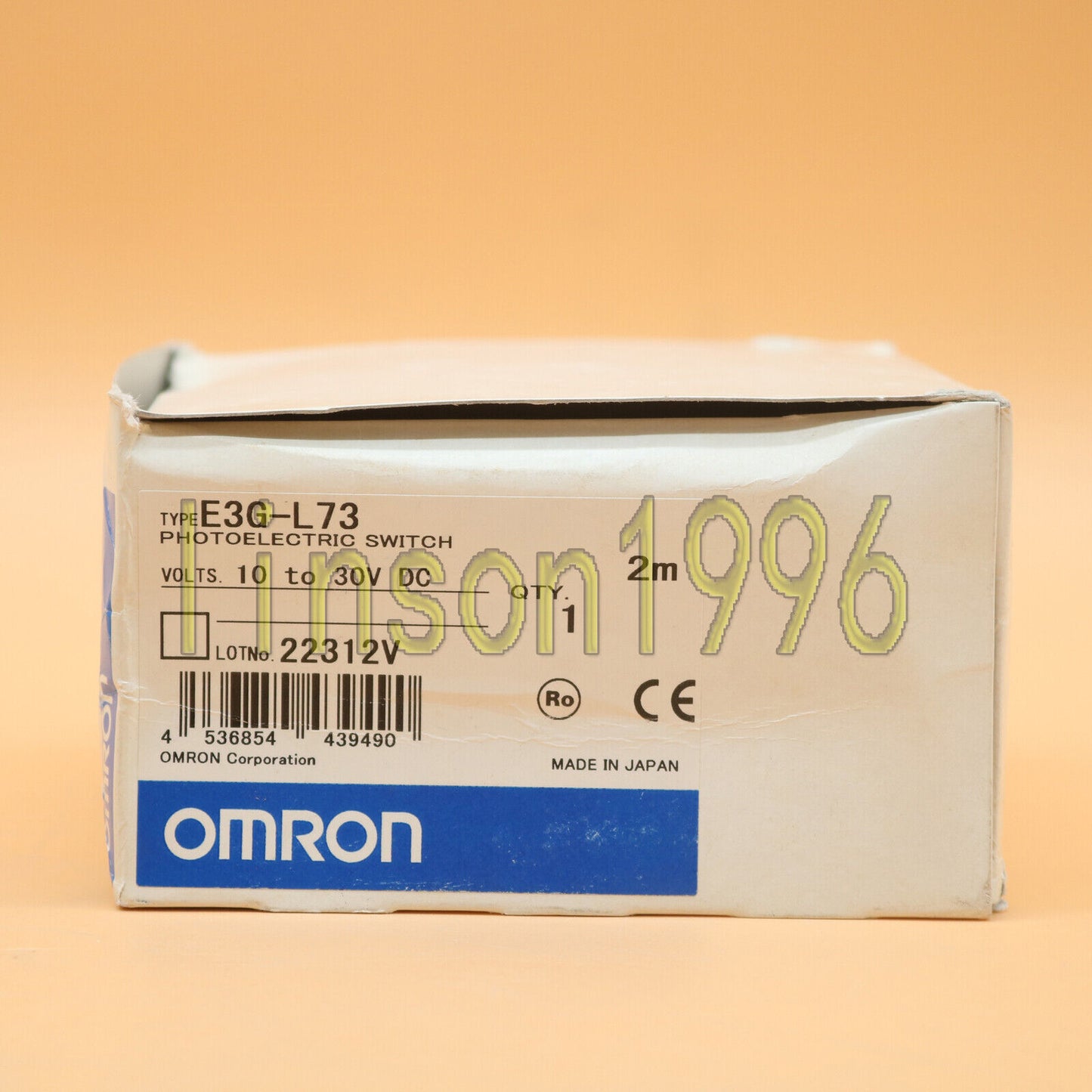 OMRON E3G-L73 10-30VDC Photoelectric Switch - OMRON
