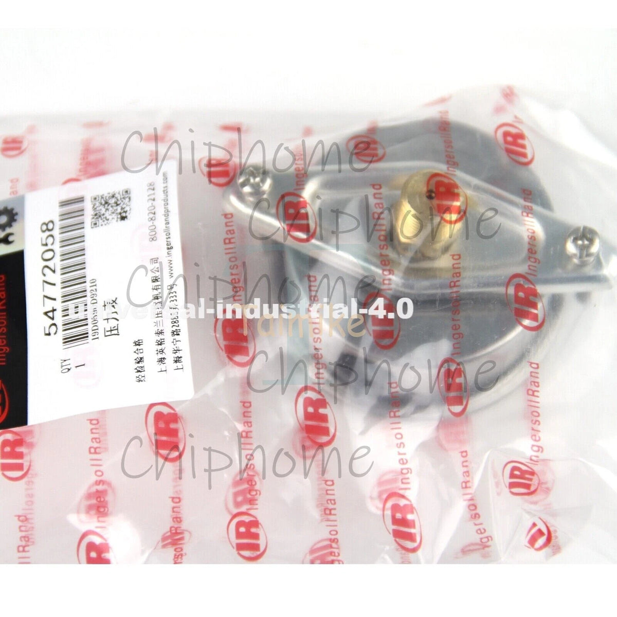 INGERSOLL RAND IR 54772058 Pressure Gauge