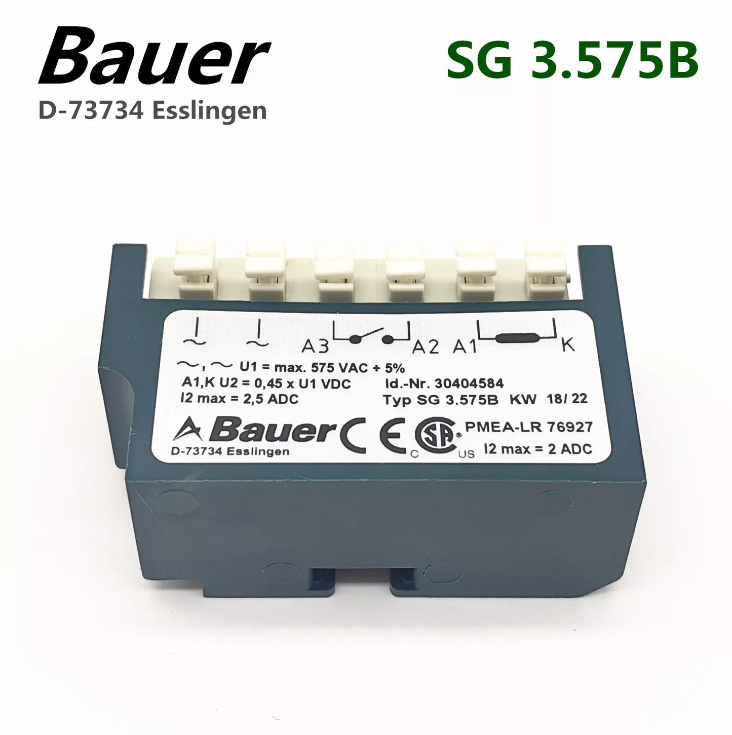 Made in Germany - Bauer brake Rectifier Module Nr 30404584 Typ SG 3.575B