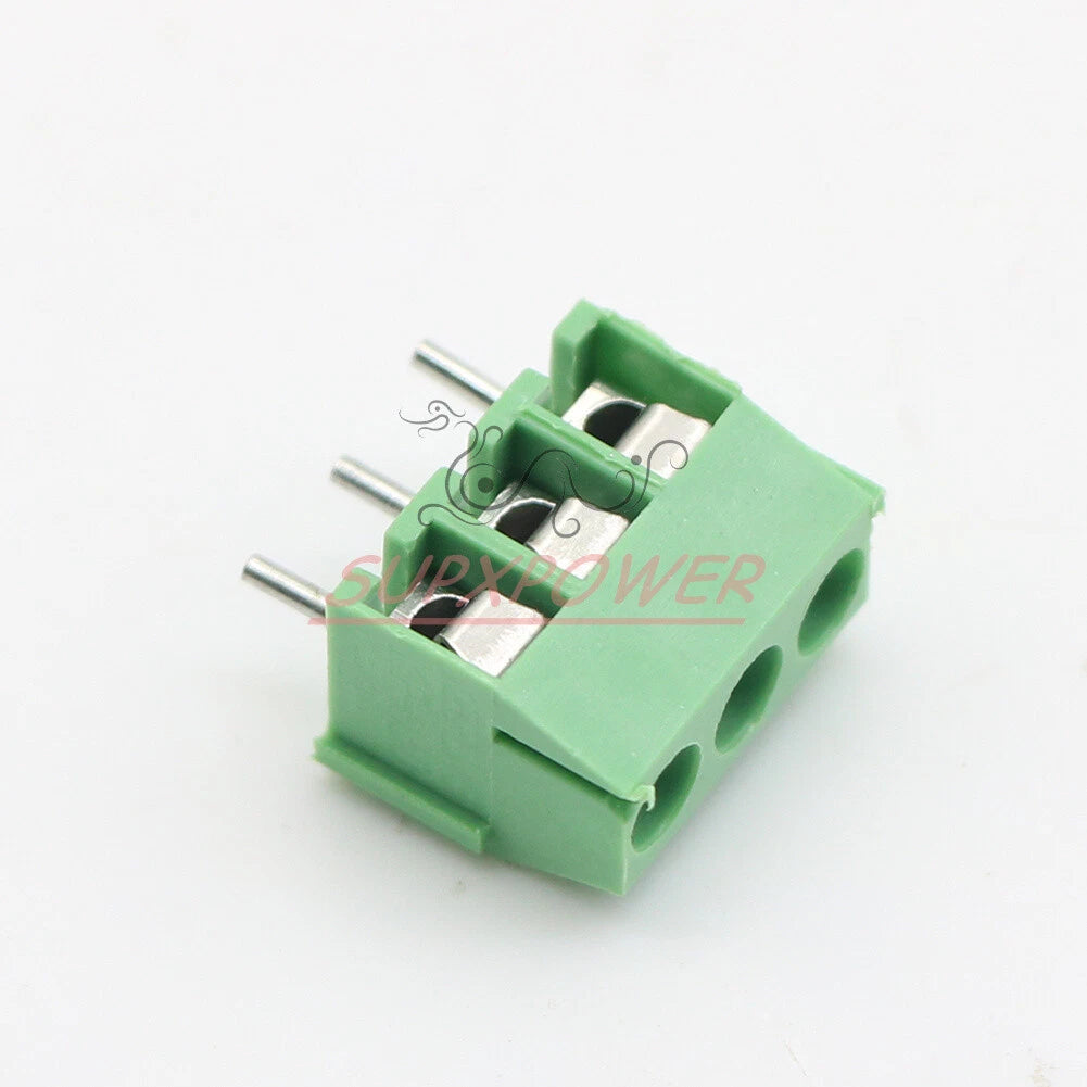 KF350-3P 3.5mm Pitch 3 pin Straight Pin PCB Screw Terminal Blocks (5PCS )