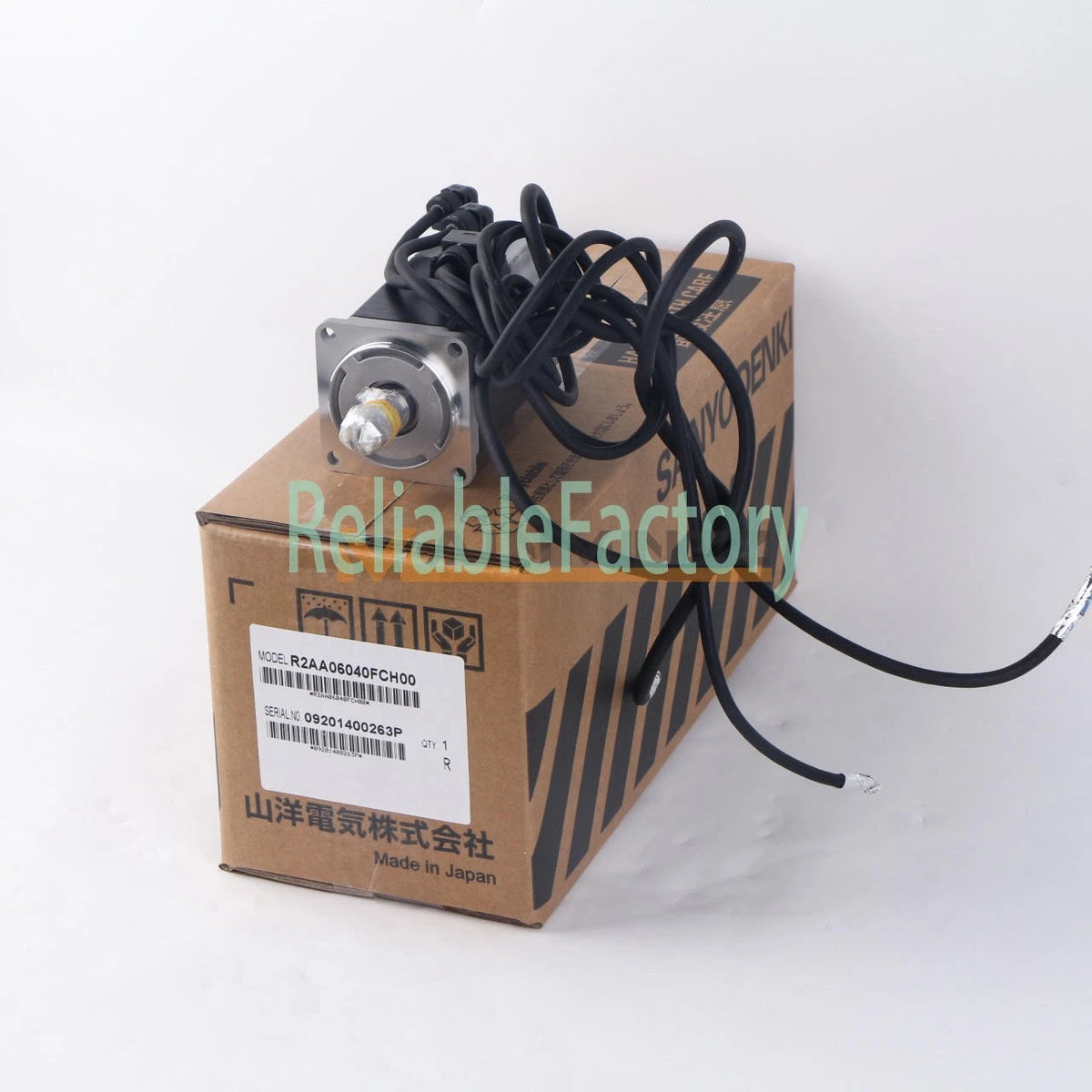 1PCS SANYO DENKI SERVO MOTOR R2AA06040FCH00