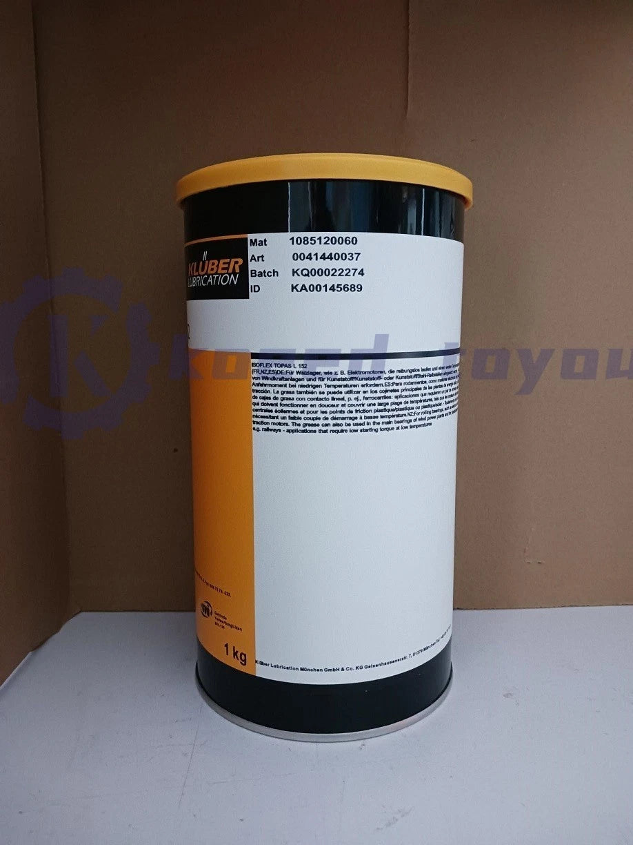 KLUBER Lubrication ISOFLEX TOPAS L 152 Grease 1Kg ( 35.3 OZ) free ship ~
