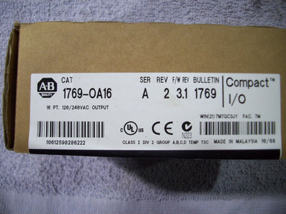 Allen-Bradley Compact 16 Pt Module - 120/240VAC - ALLEN-BRADLEY