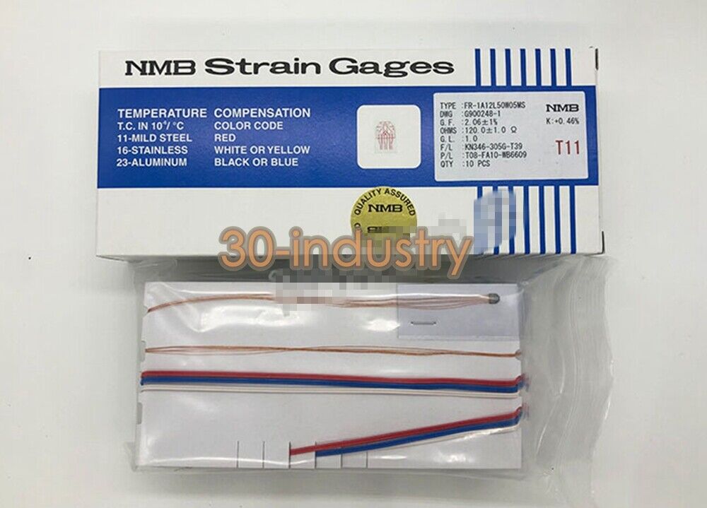 10pcs/pack Strain Gauge FR-1A12L50W05MS for Precision Measurement - KOEED