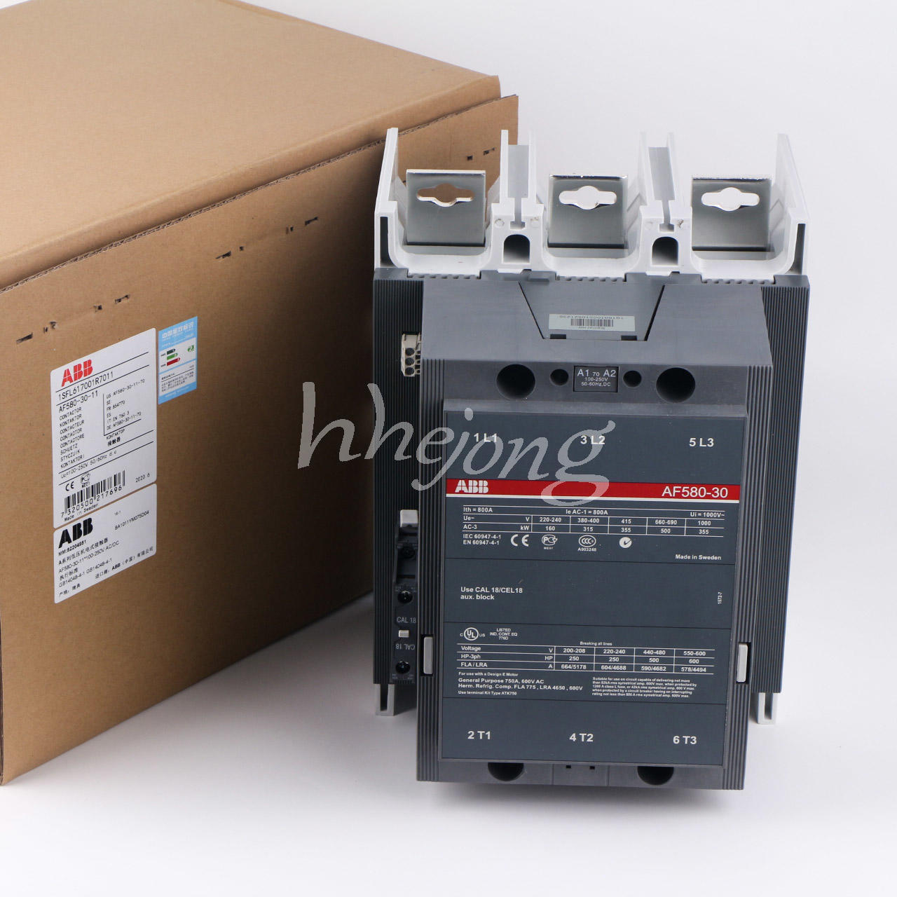 new 1PCS ABB contactor AF580-30-11 1SFL617001R7011 100-250V - ABB