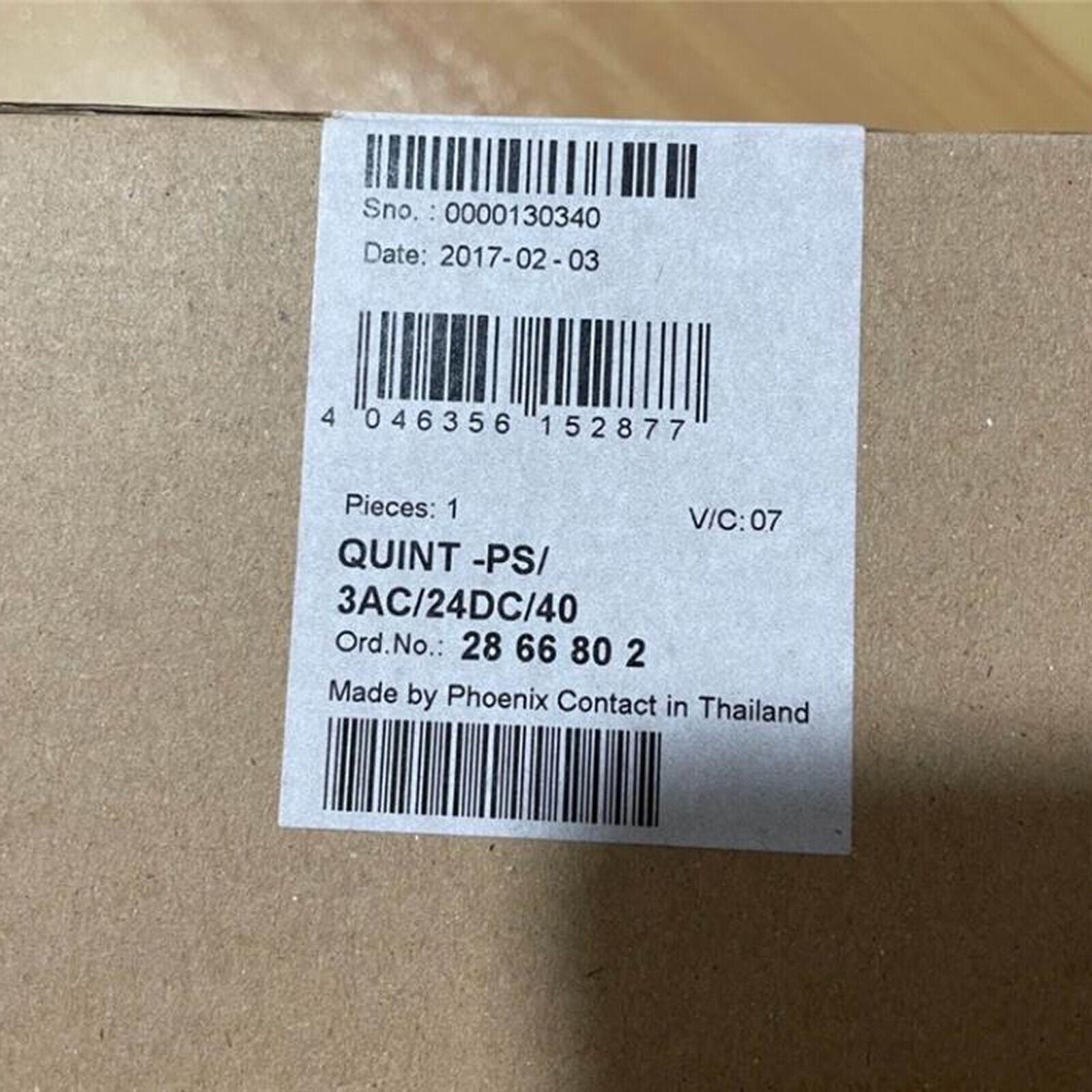 new  In Box For PHOENIX CONTACT 2866802 QUINT-PS/3AC/24DC/40 Power Supply Unit#XR