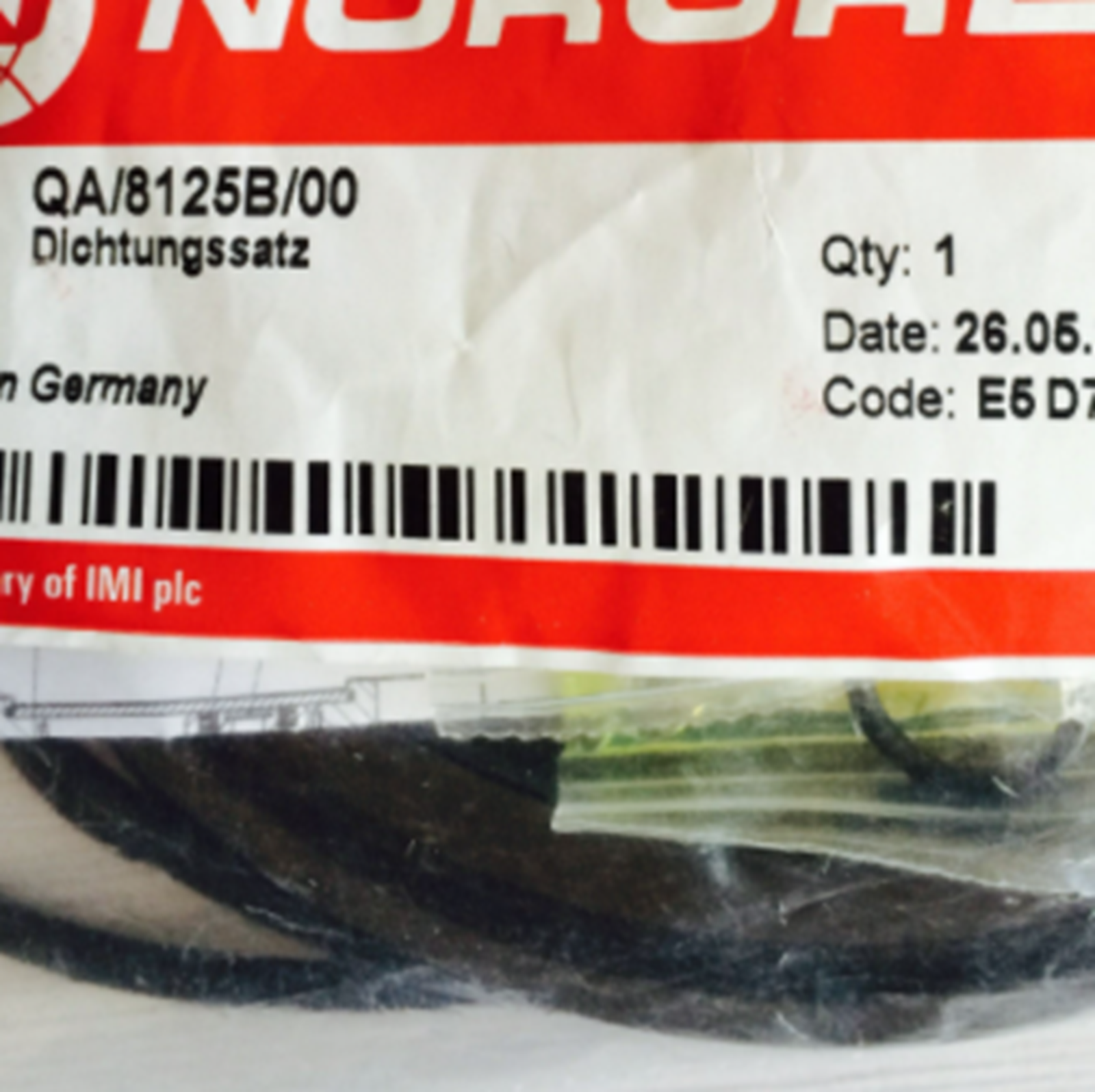 new  NORGREN QA/8125B/00 Cylinder Service Kit NORGREN