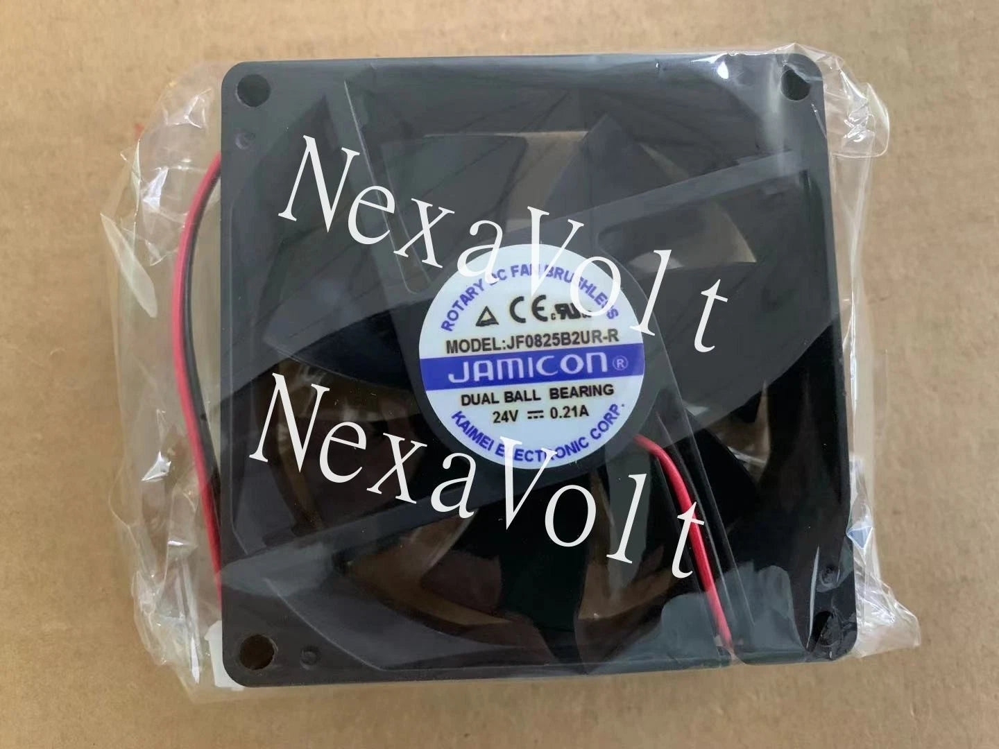 JAMICON JF0825B2UR-R 24V 0.21A 8CM double ball cooling fan 8025