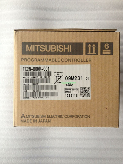 new Mitsubishi FX2N-80MR-001 Programmable Controller (1 year) - MITSUBISHI