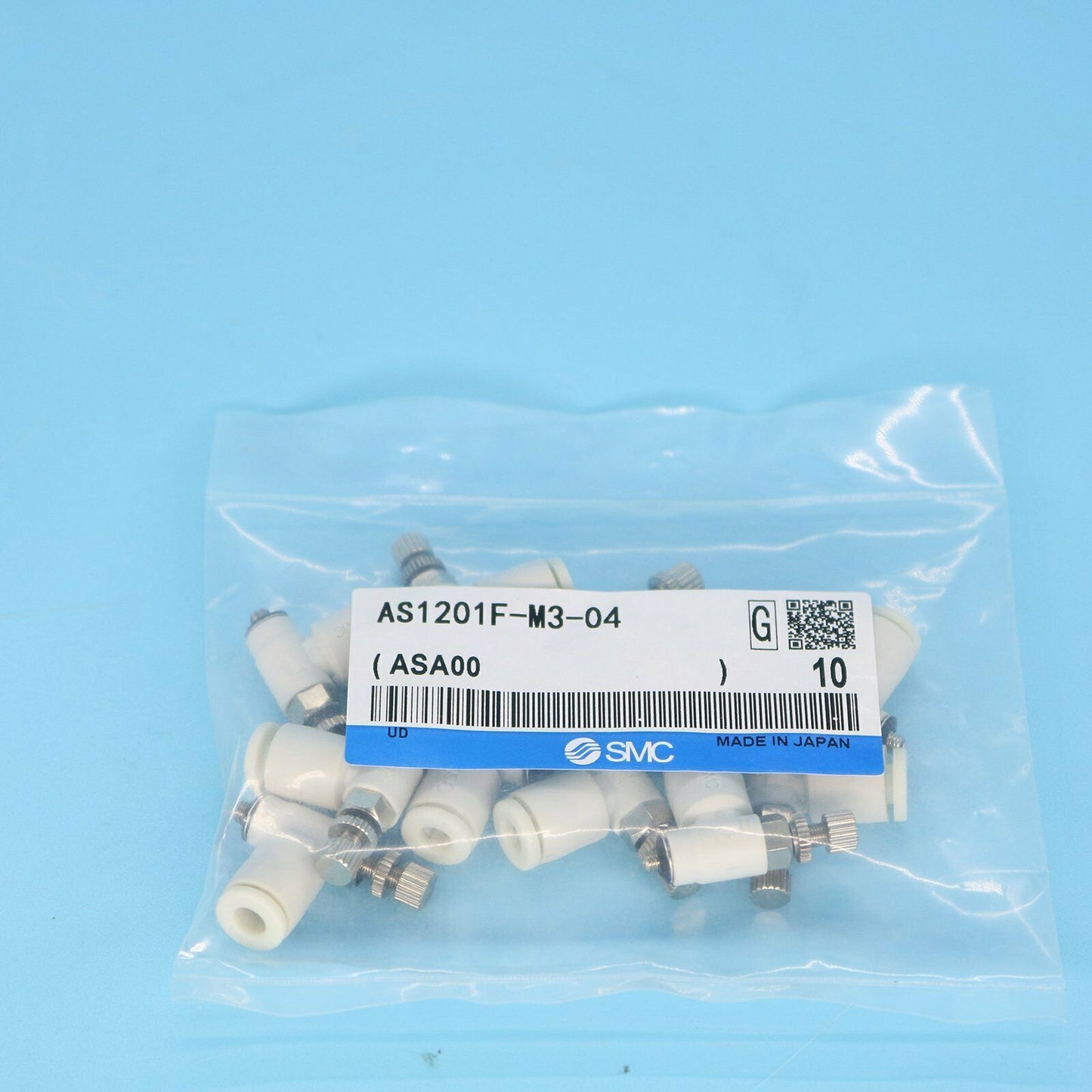10-Piece SMC AS1201F-M3-04 Connection Joint - SMC
