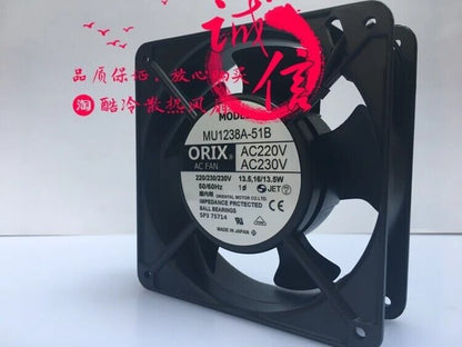 ORIX MU1238A-51B AC220/230V 16/13.5W 120*120*38MM Inverter Cooling Fan