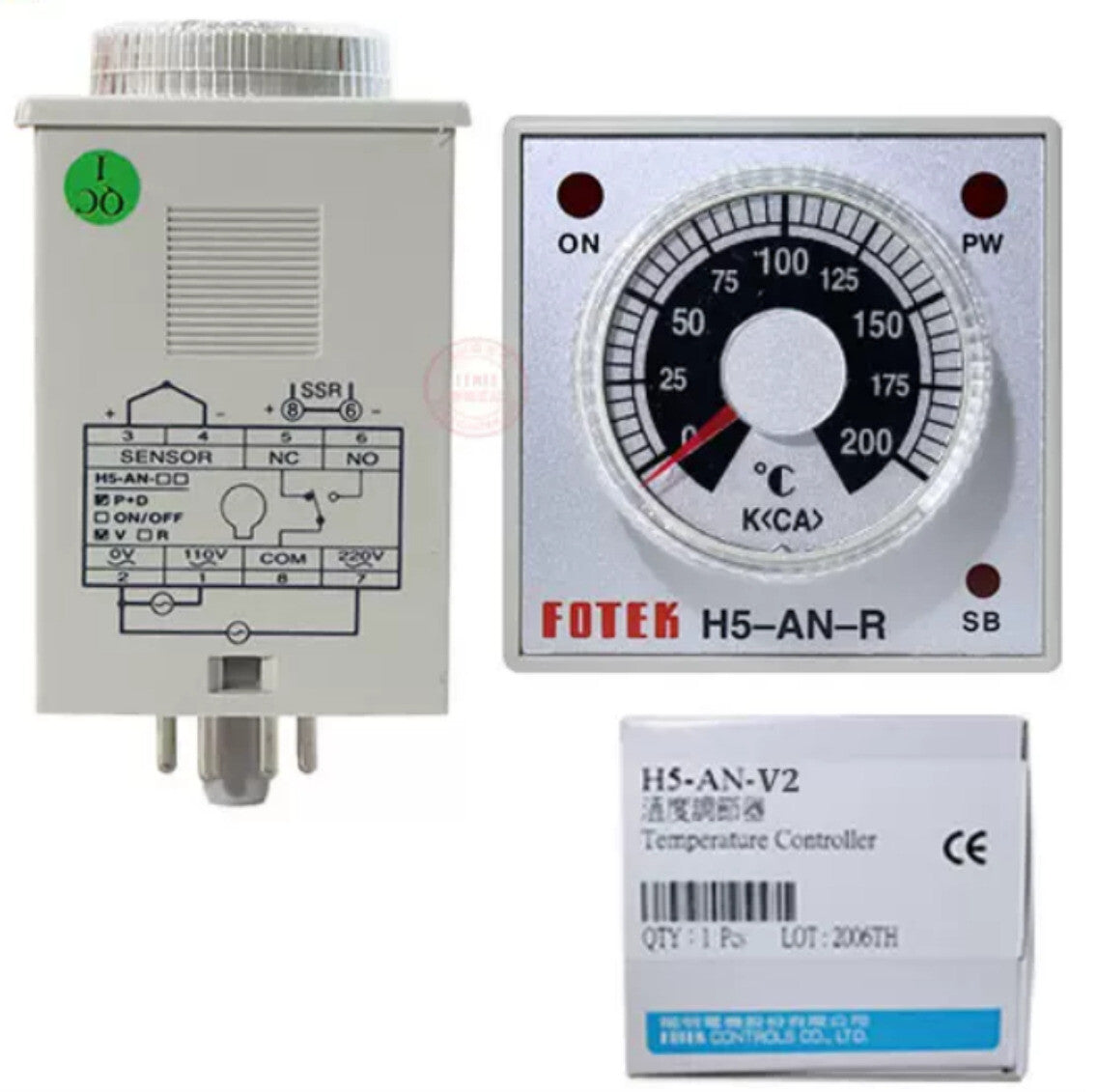 1PC Fotek H5-AN-V2 H5ANV2 Temperature Controller Free Ship