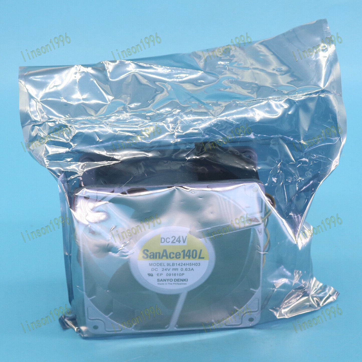 Sanyo Aerofoil Fan 9LB1424H5H03 DC24V 0.63A 140x140x50mm fast delivery - SANYO