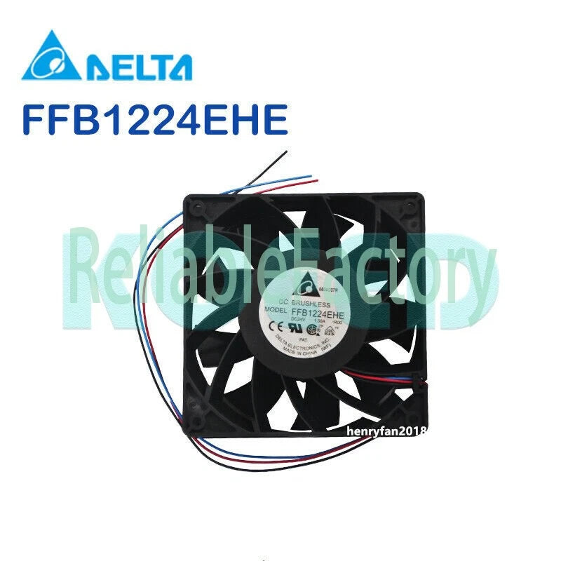 DELTA FFB1224EHE -R00 Fan DC 24V 1.5A 120*120*38MM Inverter cooling fan