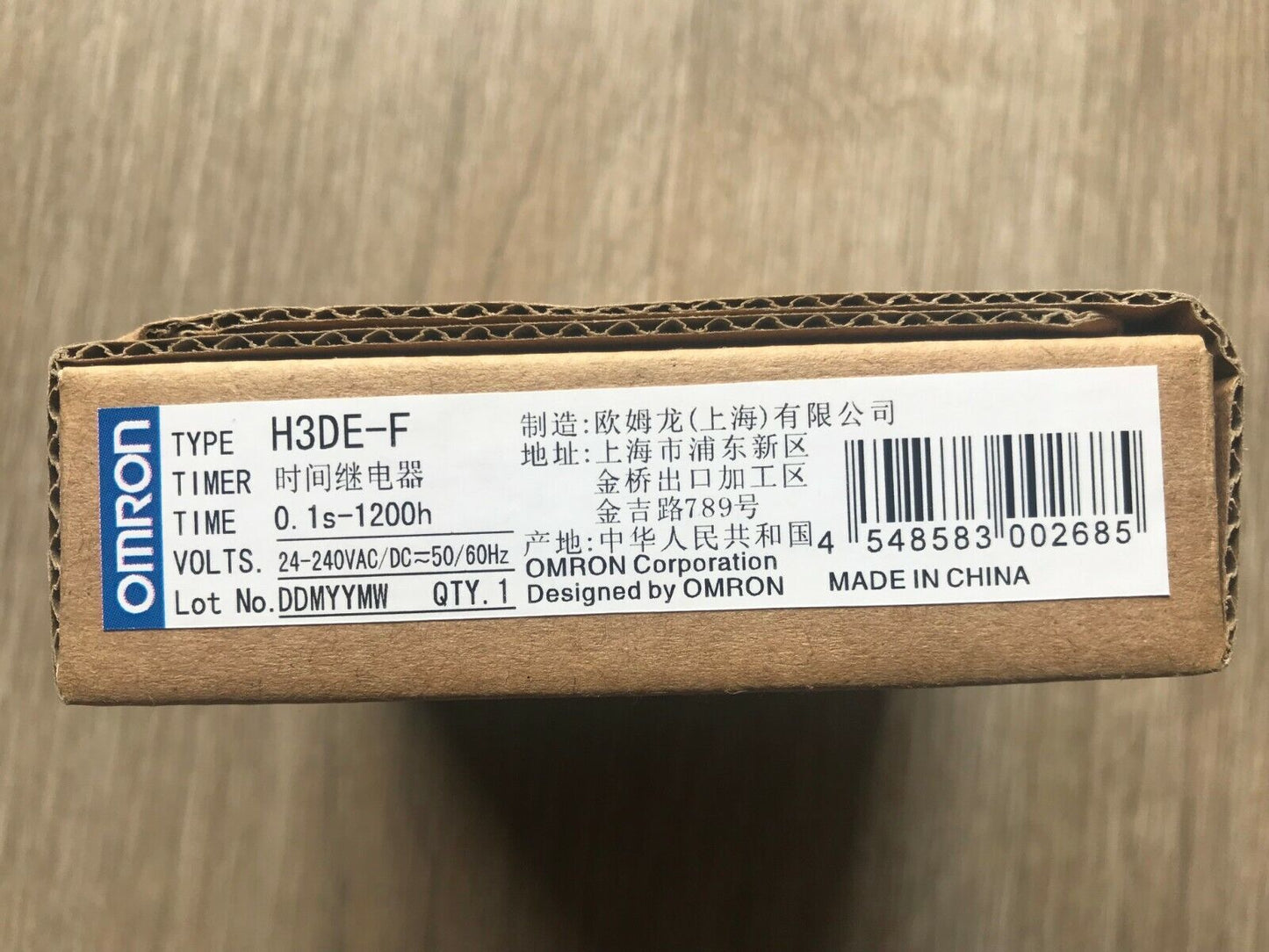 Omron H3DE-F Time Relay One Free Shipping H3DEF