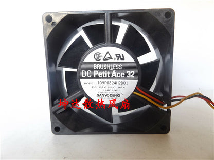 1pcs Sanyo SanAce32 109P0824H2D01 24V 0.09A 8032 Silent Fan