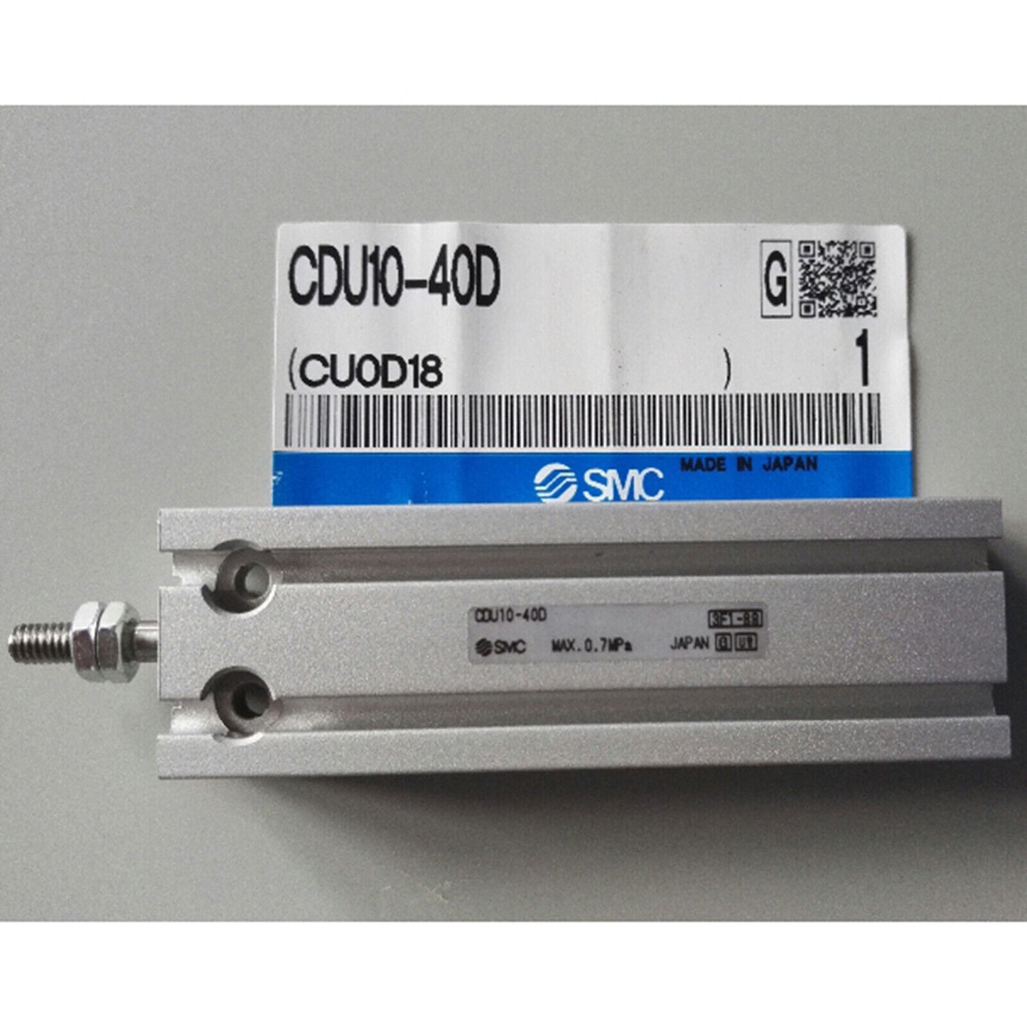 SMC CDU10-40D Cylinder Installation Guide - SMC