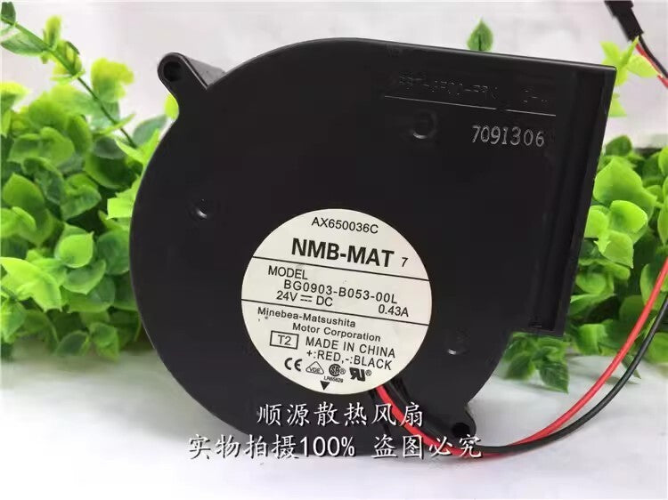 NMB BG0903-B053-00L DC24V 0.43A 2-Wire Turbo Axial Cooling Fan