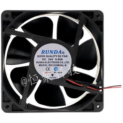 RUNDA RD1238B24L-S 24V 0.65A 12038 inverter cooling fan