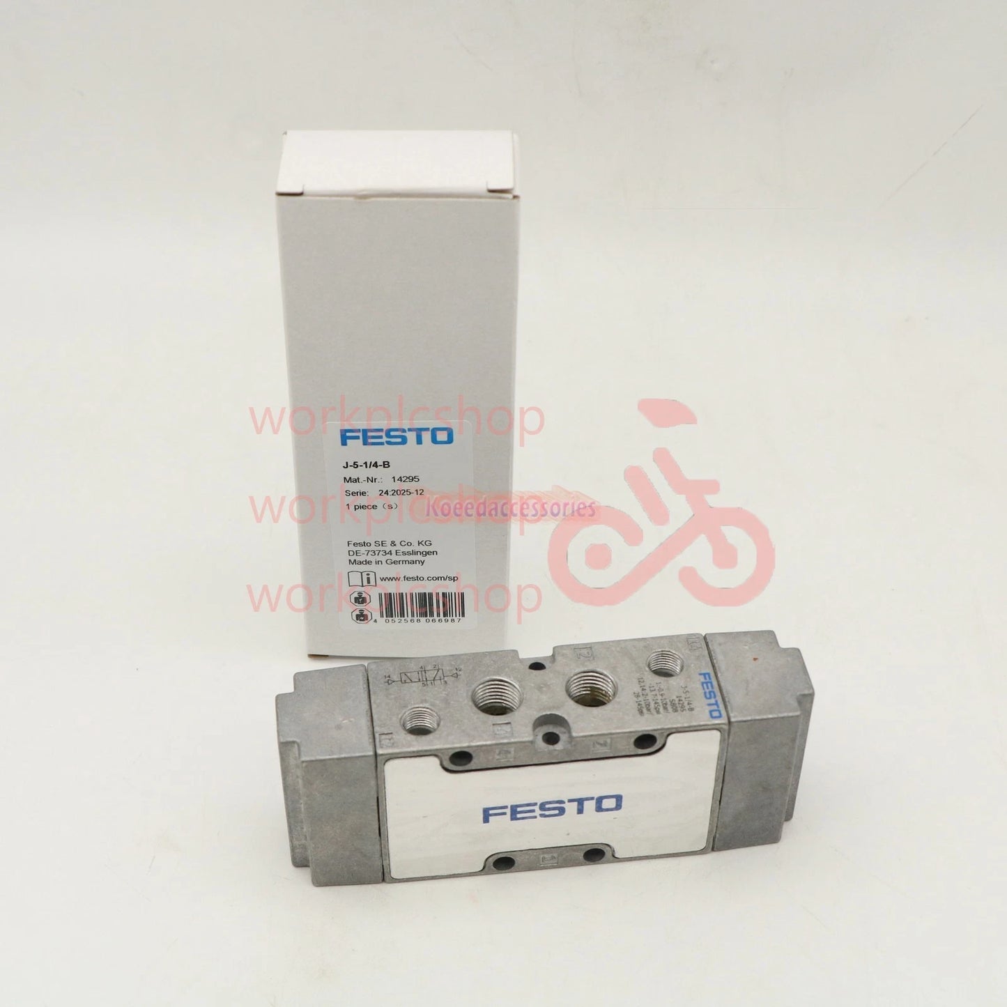 1PC FESTO J-5-1/4-B 14295 Solenoid Valve