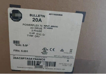 Allen-Bradley PowerFlex 70 AC Drive - ALLEN-BRADLEY