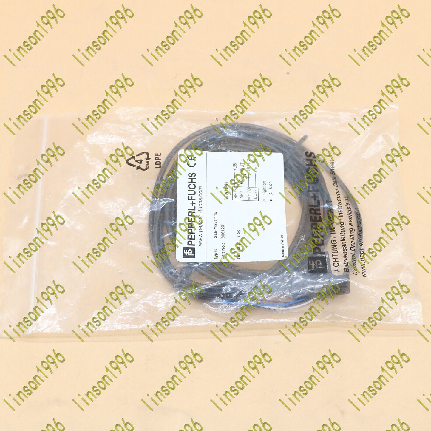 PEPPERL+FUCHS GL5-Y/28a/115 Photoelectric Sensor FAST SHIP - PEPPERL+FUCHS