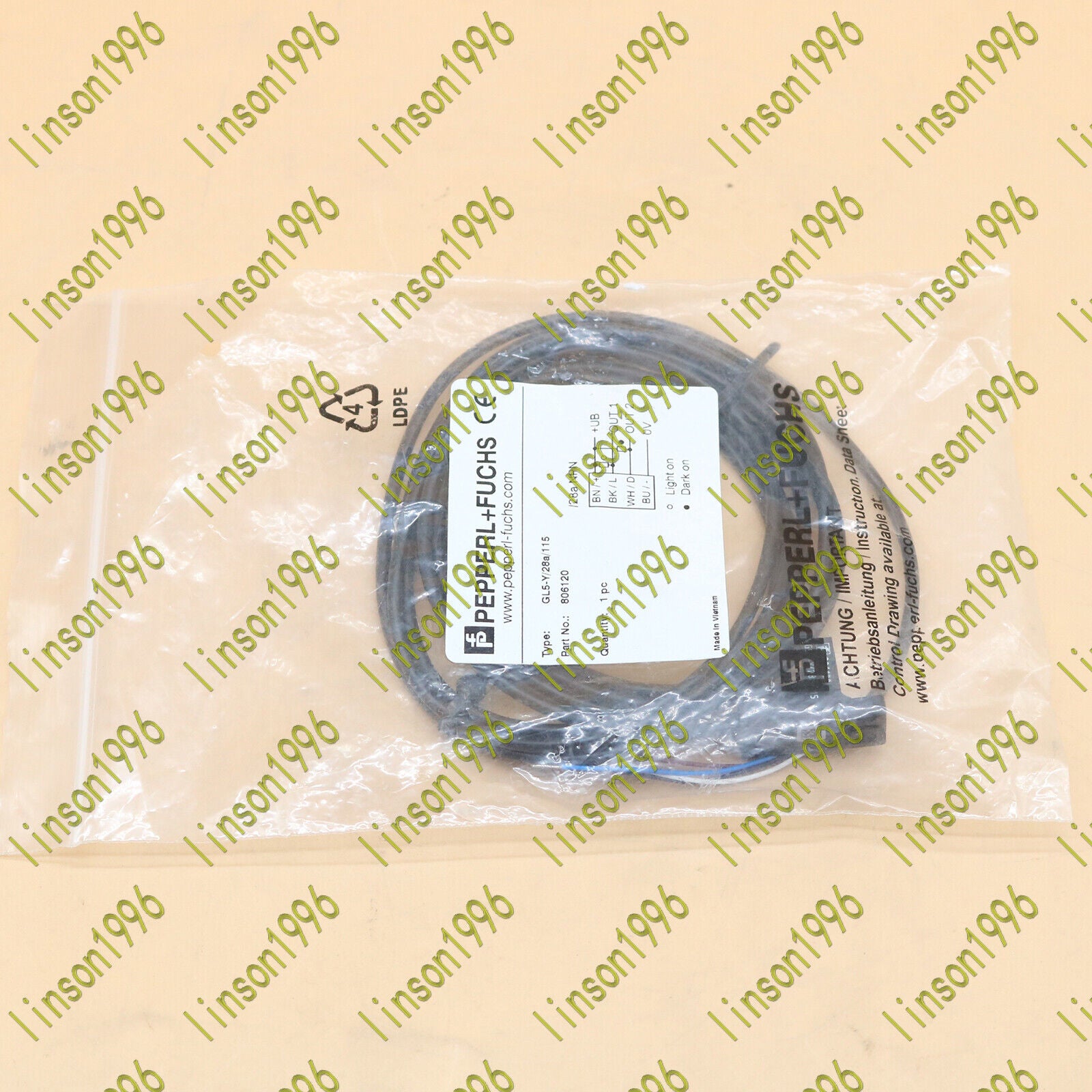 PEPPERL+FUCHS GL5-Y/28a/115 Photoelectric Sensor FAST SHIP - PEPPERL+FUCHS