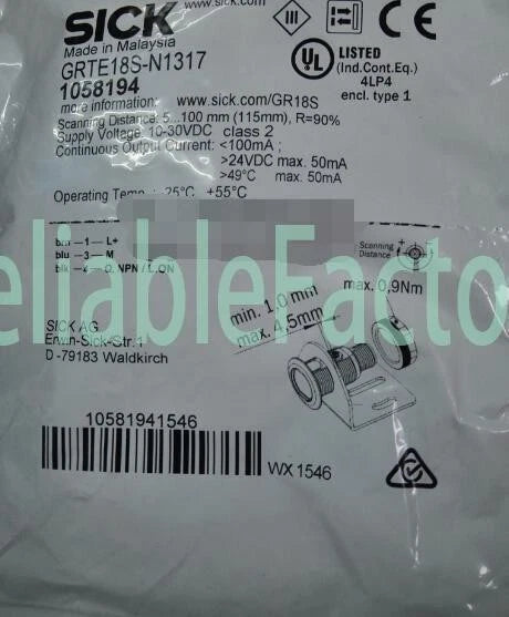 1PC SICK GRTE18S-N1317 1058194 photoelectric switch free shipping
