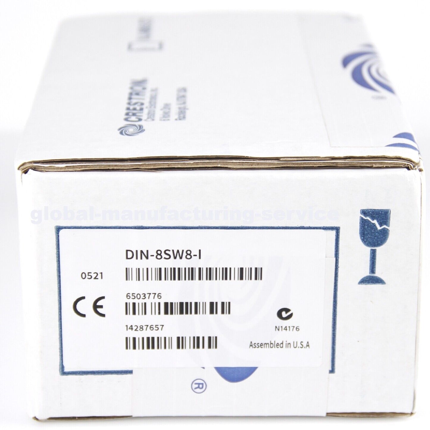 new Crestron DIN-8SW8-I DIN Rail High-Voltage Switch with Digital Inputs - KOEED
